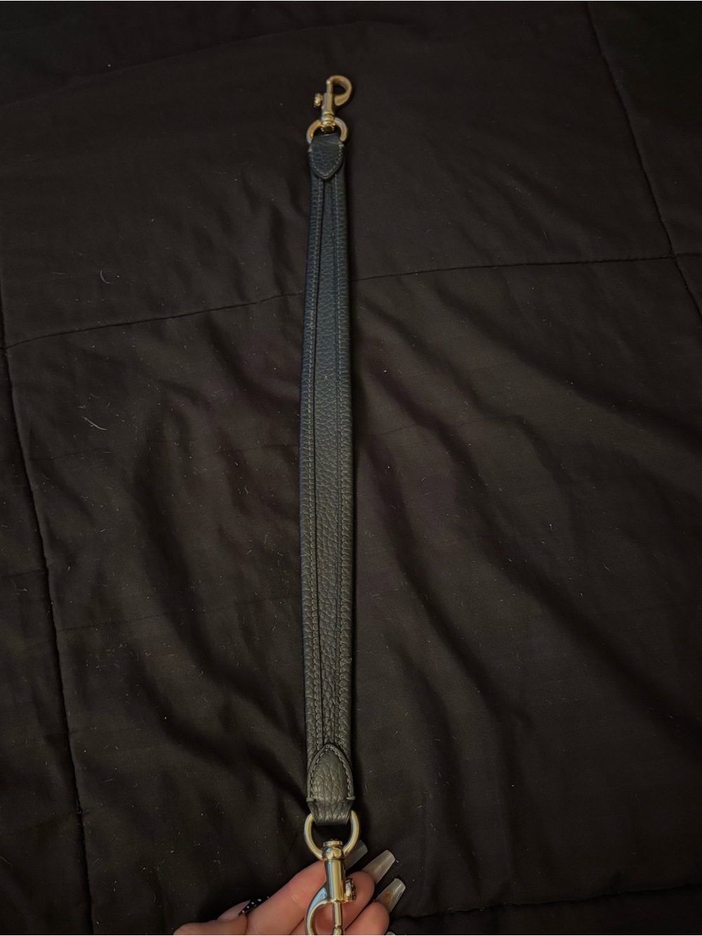Coach Black Pebbled Leather Shoulder Hobo with Gold Hardware - Picture 11 of 11